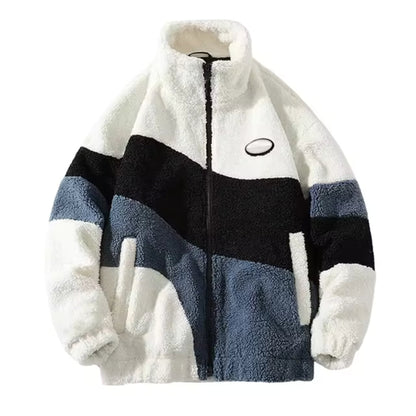 Men's Oversized Fleece Jacket | Zip Up Winter Sweater