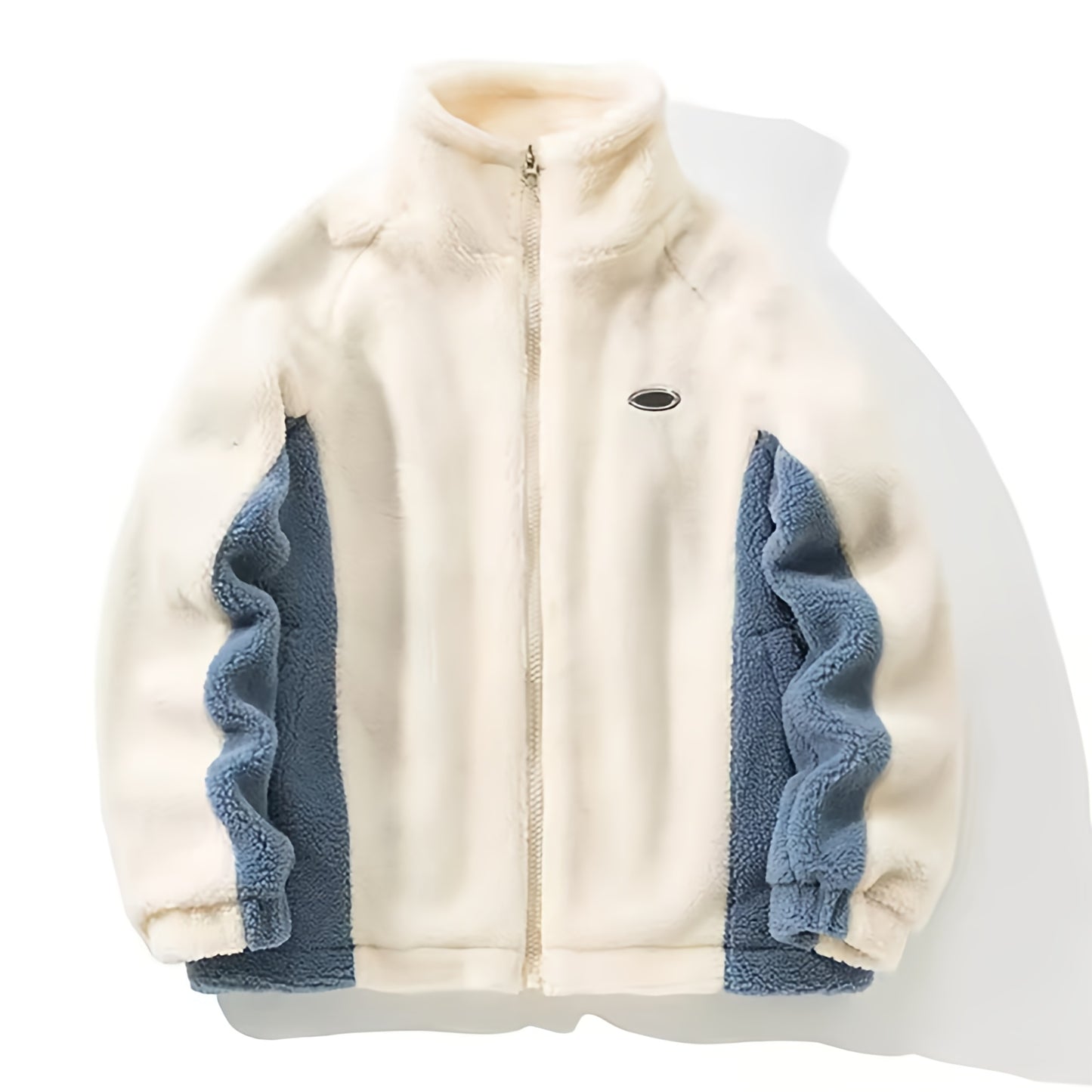 Men's Oversized Fleece Jacket | Zip Up Winter Sweater