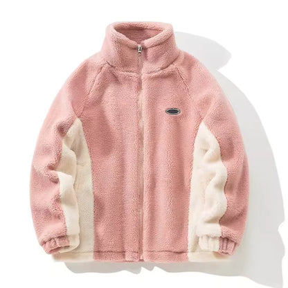 Men's Oversized Fleece Jacket | Zip Up Winter Sweater