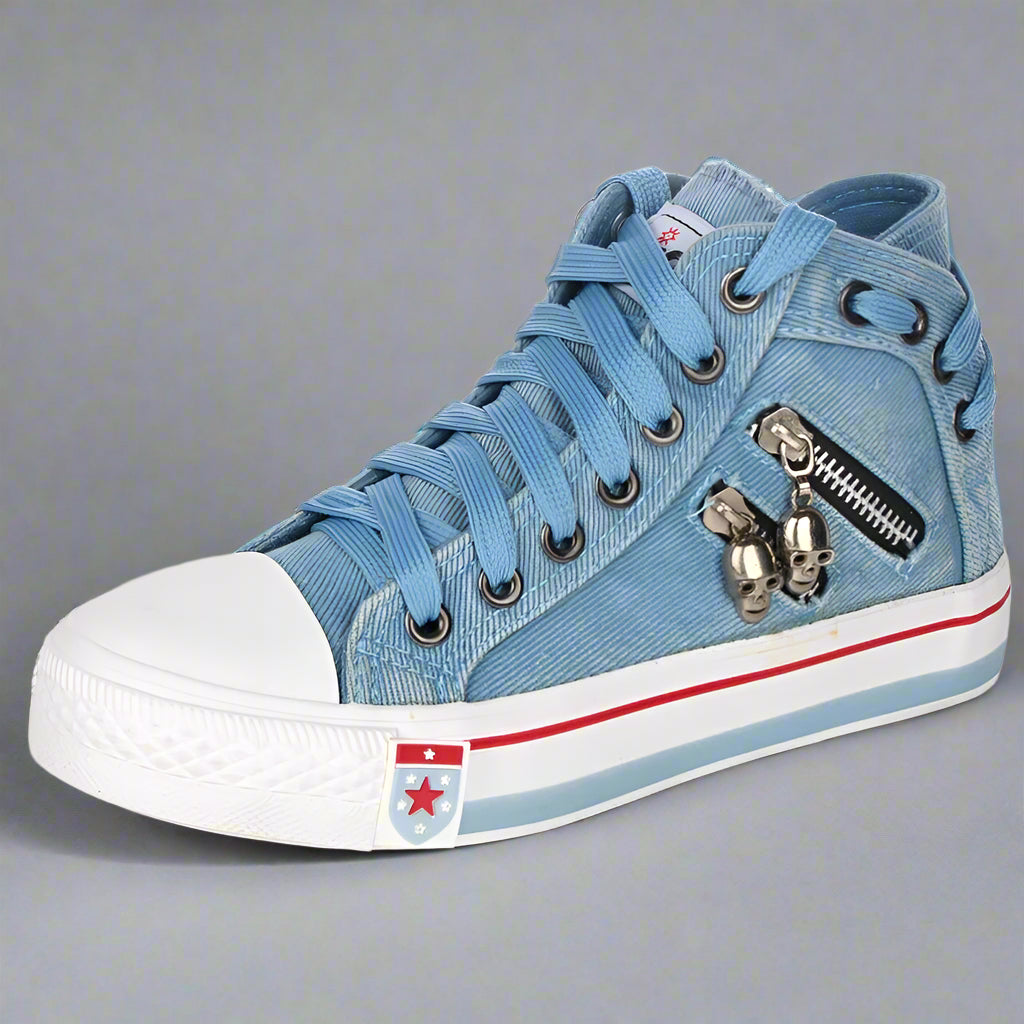 Women's High Top Sneakers | Lace Up, Casual Walking Shoes