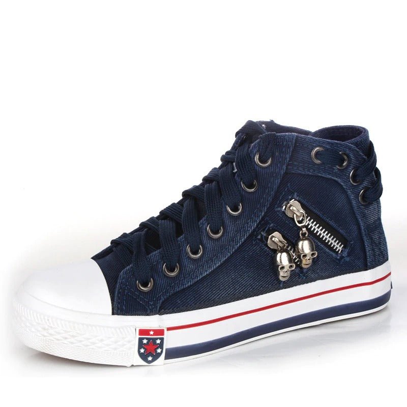 Women's High Top Sneakers | Lace Up, Casual Walking Shoes