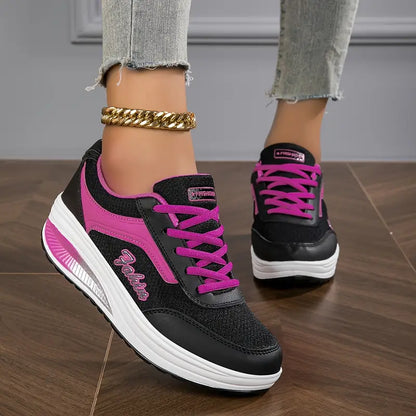 Women's Platform Walking Sneakers | Casual, Wide Fit