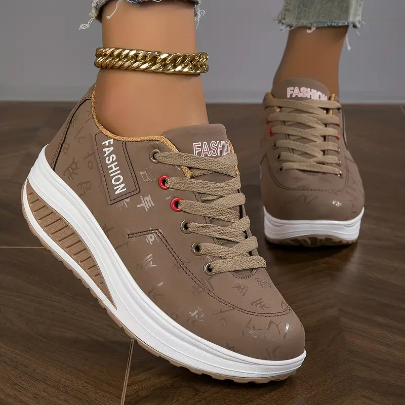 Women's Platform Walking Sneakers | Casual, Wide Fit