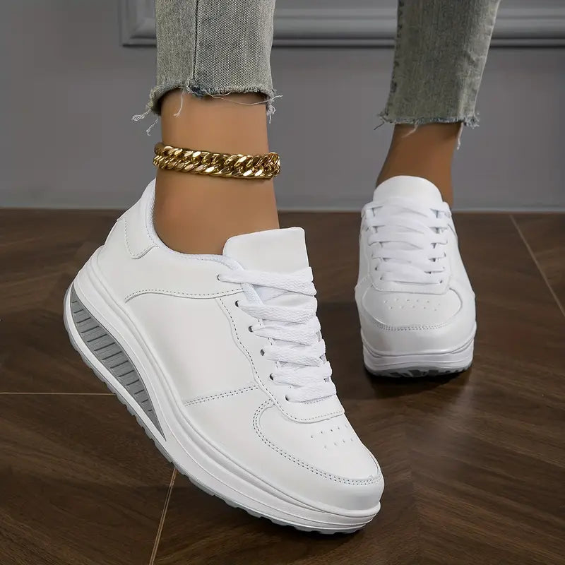 Women's Platform Walking Sneakers | Casual, Wide Fit