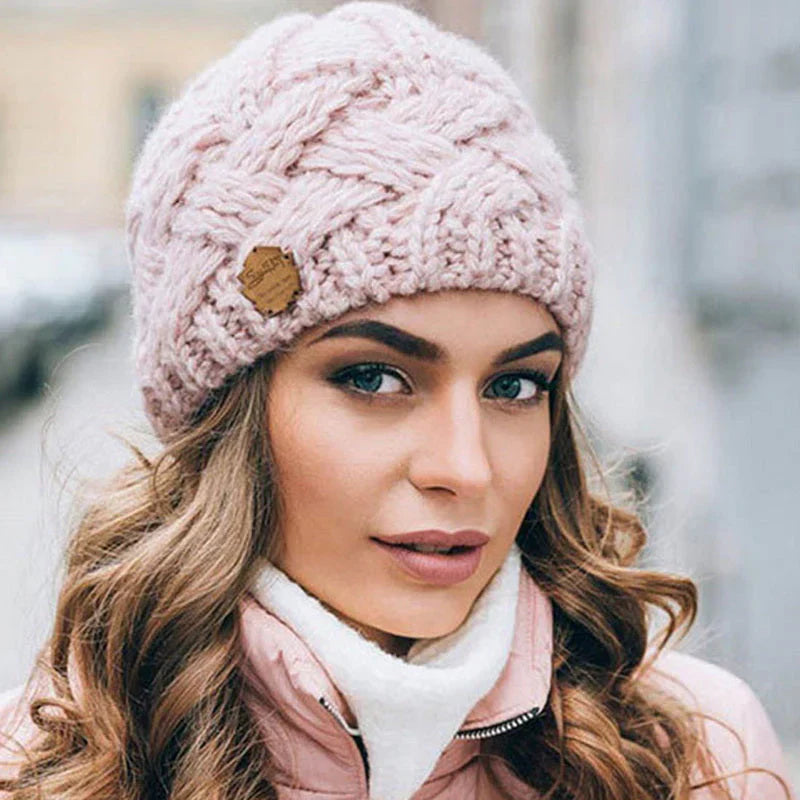 Women’s Winter Knitted Beanie Hat | Fitted Warm