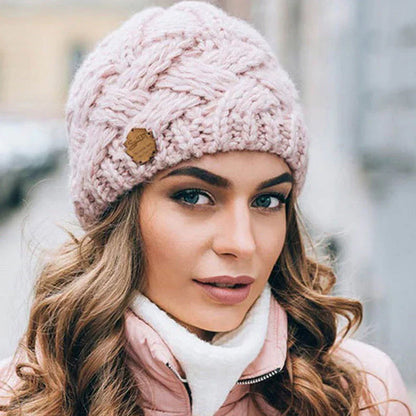 Women’s Winter Knitted Beanie Hat | Fitted Warm