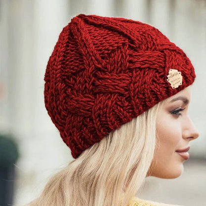 Women’s Winter Knitted Beanie Hat | Fitted Warm