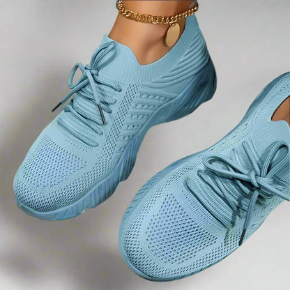 Women Lightweight Walking Sport Shoes | Breathable Trainers, Slip On