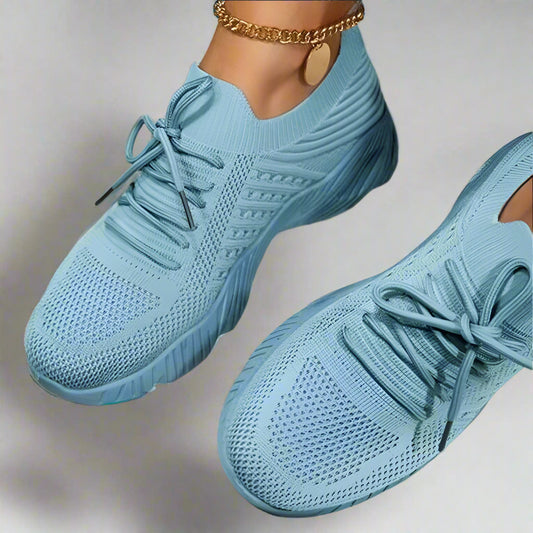 Women Lightweight Walking Sport Shoes | Breathable Trainers, Slip On