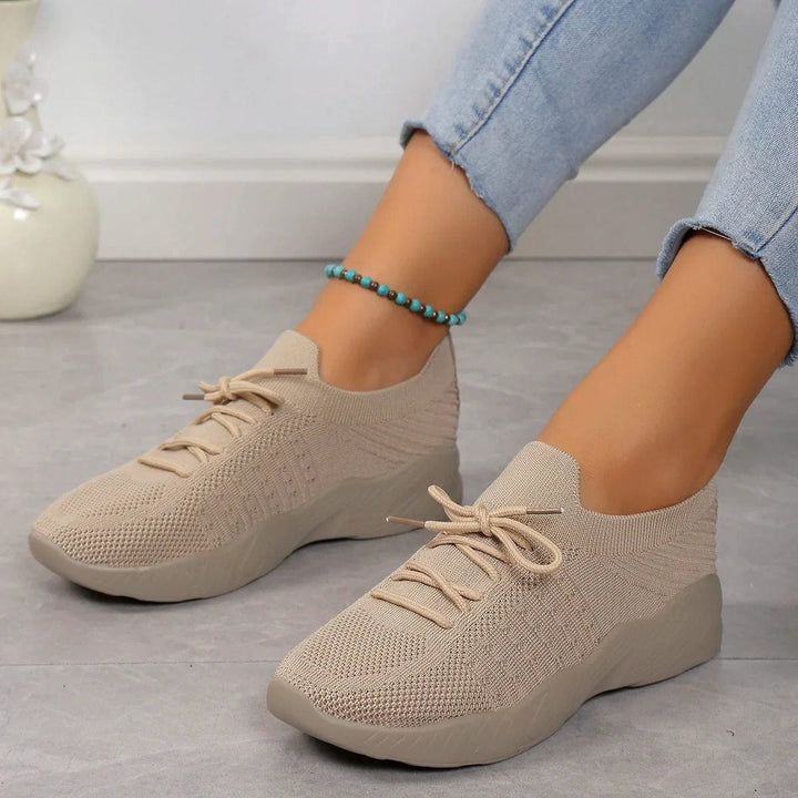 Women Lightweight Walking Sport Shoes | Breathable Trainers, Slip On