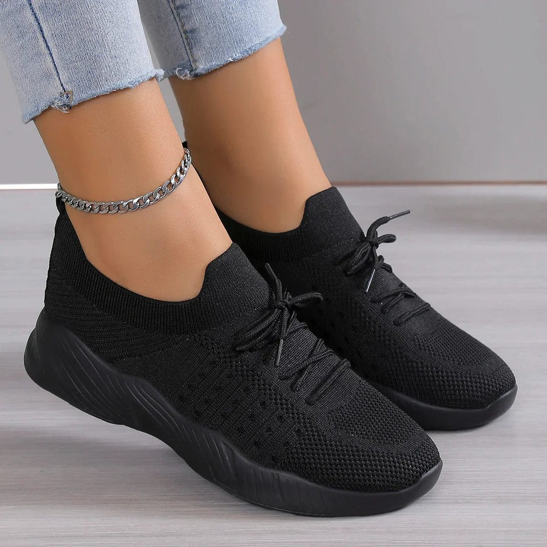 Women Lightweight Walking Sport Shoes | Breathable Trainers, Slip On