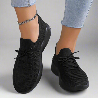 Women Lightweight Walking Sport Shoes | Breathable Trainers, Slip On