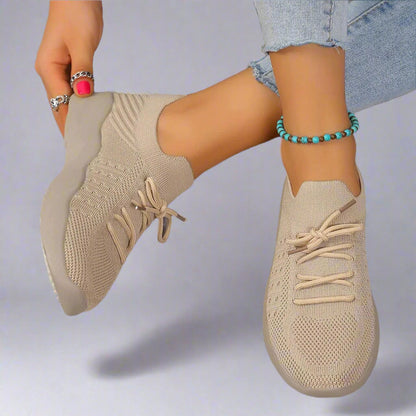 Women Lightweight Walking Sport Shoes | Breathable Trainers, Slip On