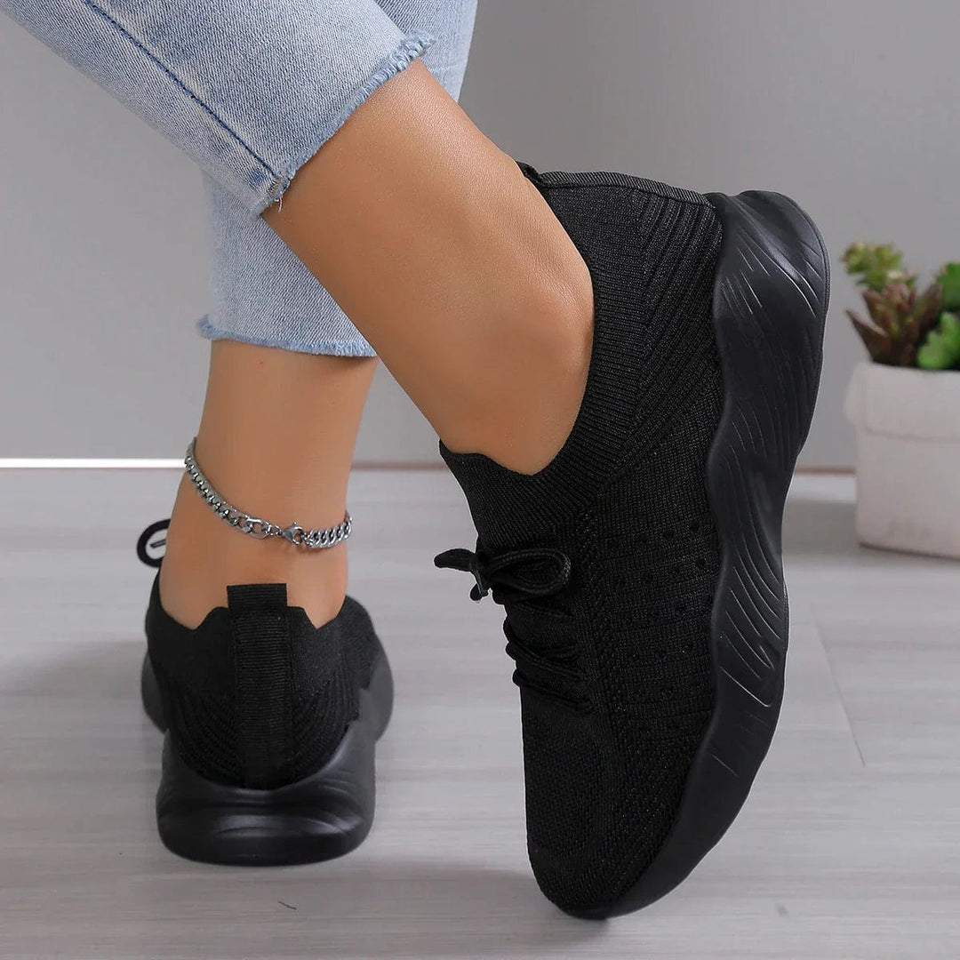 Women Lightweight Walking Sport Shoes | Breathable Trainers, Slip On