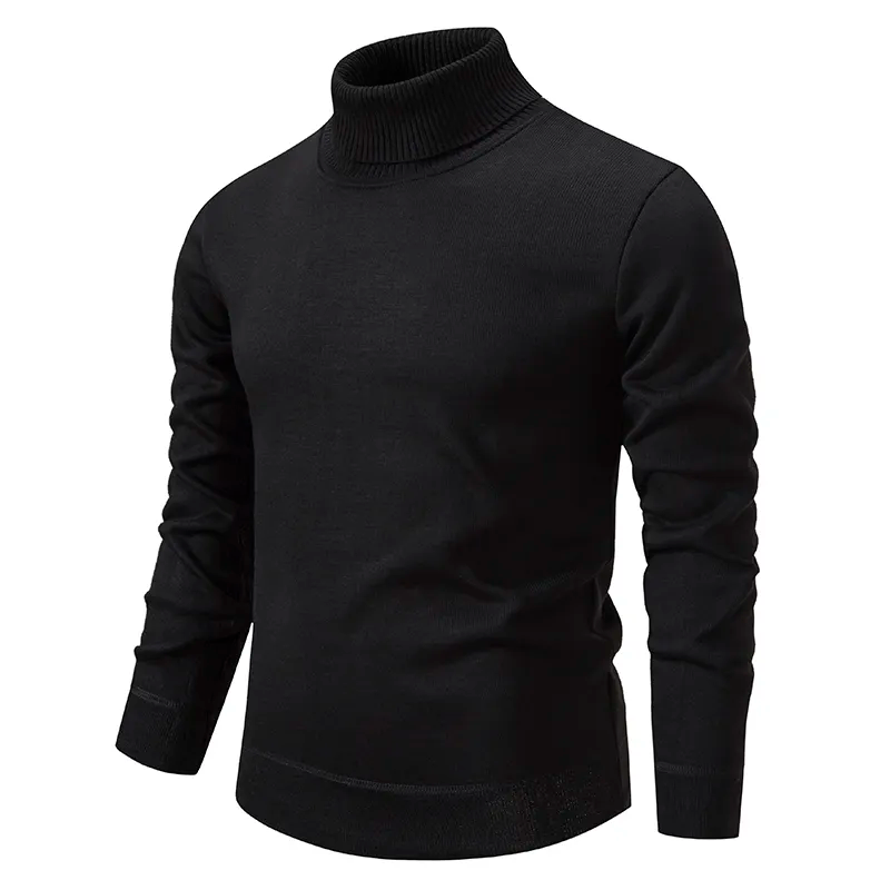 Men's Knitted Jumper | Turtleneck Winter Sweater