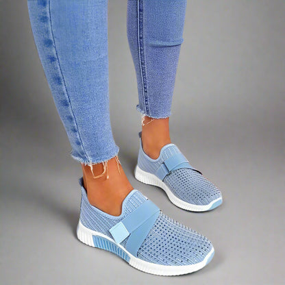 Women Slip On Walking Shoes | Lightweight, Breathable