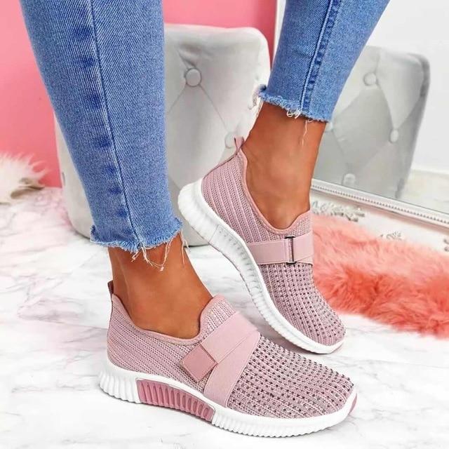 Women Slip On Walking Shoes | Lightweight, Breathable