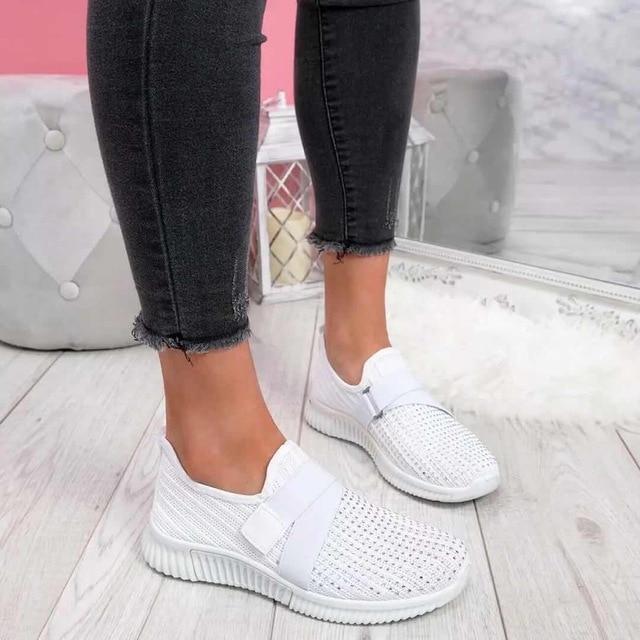Women Slip On Walking Shoes | Lightweight, Breathable