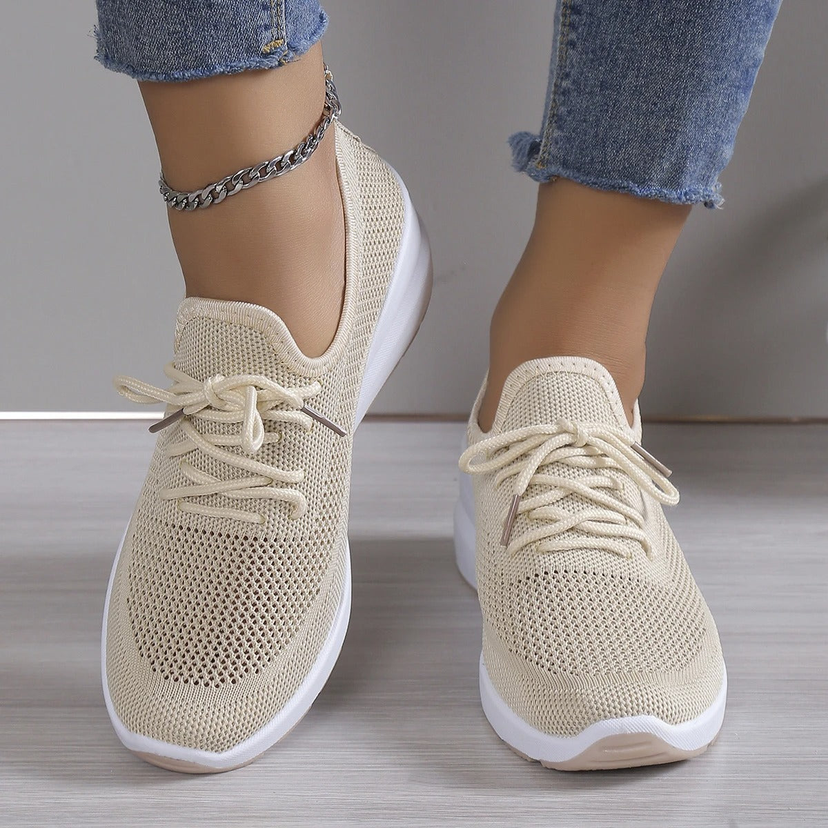Women Walking Mesh Sneakers | Lightweight, Breathable