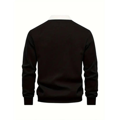 Men’s Casual Long Sleeve Polo Shirt | Designer, Smart-Casual
