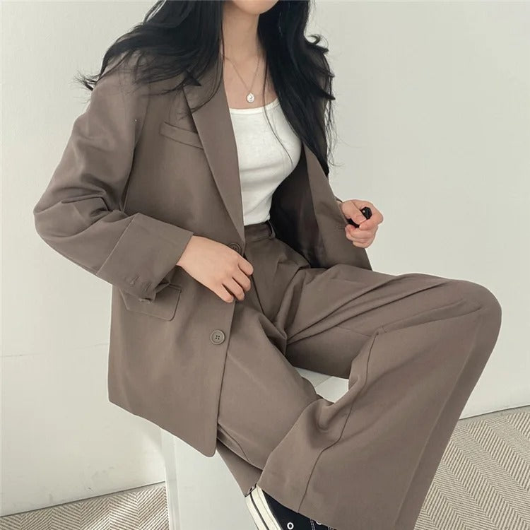 Women's Oversized Suit Set | Blazer and Trouser Co Ord