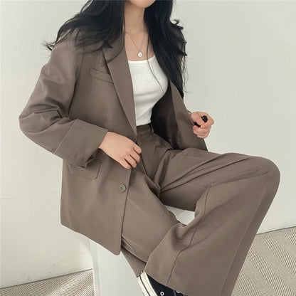 Women's Oversized Suit Set | Blazer and Trouser Co Ord