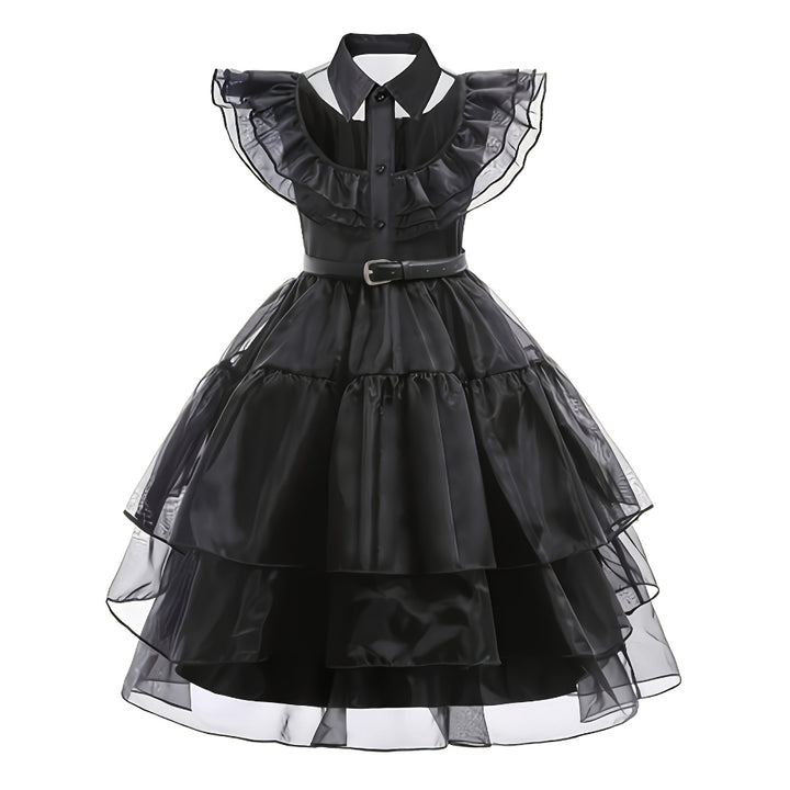 Halloween Witch Costume Kids Black Dress