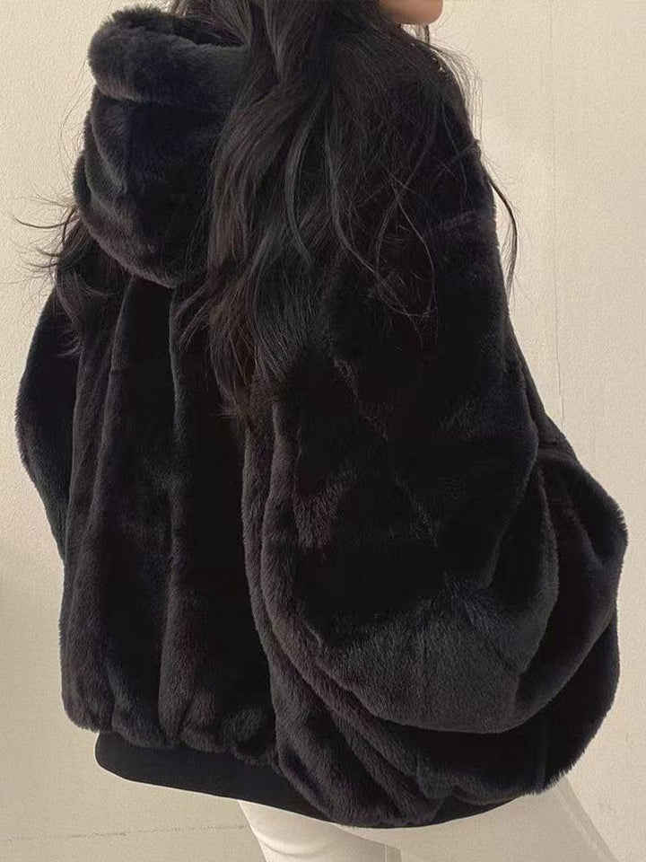 Women’s Padded Winter Bomber Jacket | Fluffy Oversized