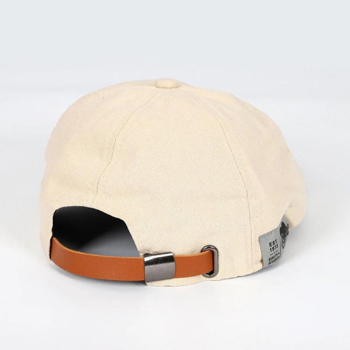 Men’s Flat Summer Golf Cap | Vintage Visor Adjustable