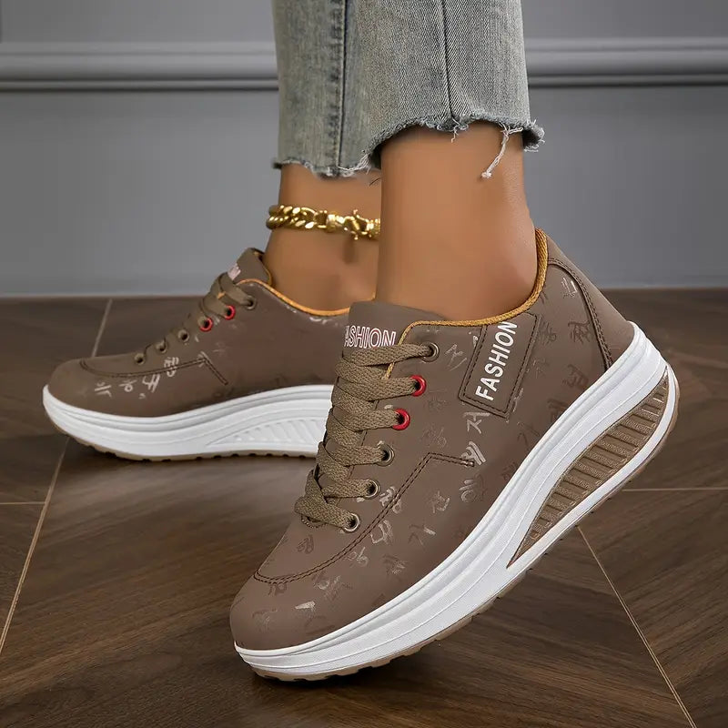 Women's Platform Walking Sneakers | Casual, Wide Fit