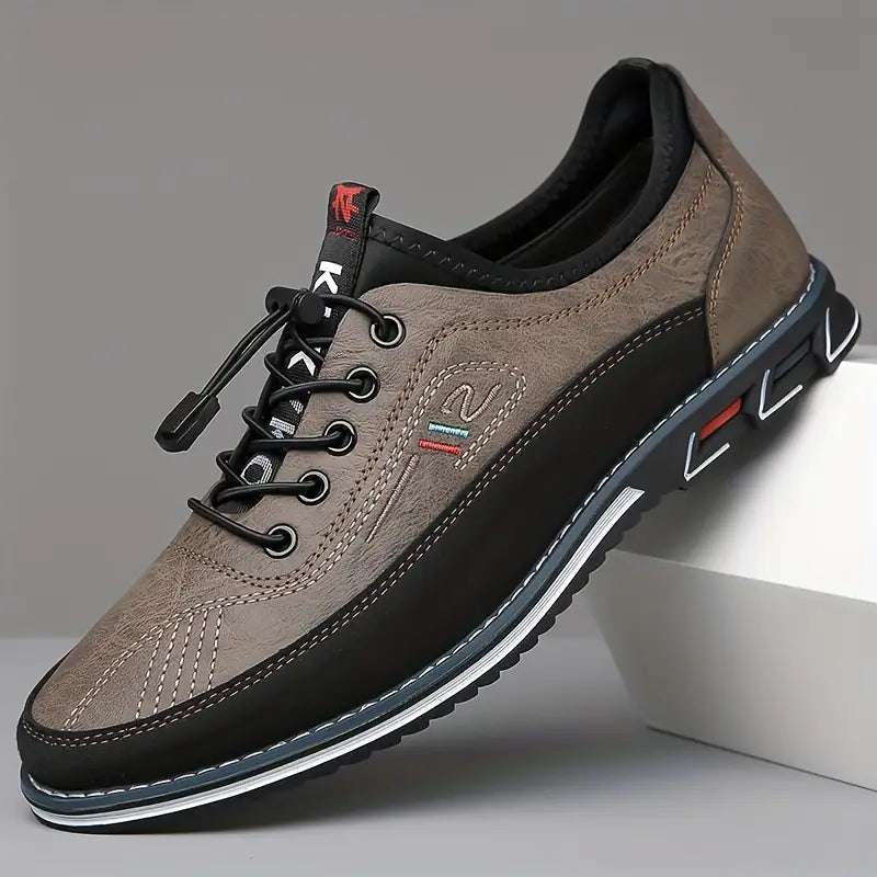 Men's Walking Oxford Shoes | Breathable, Slip On