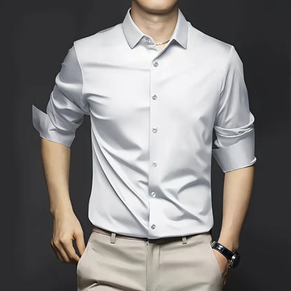 Men's Designer Long Sleeve Shirt | Slim Fit Casual