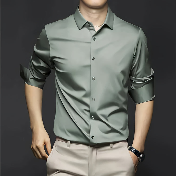 Men's Designer Long Sleeve Shirt | Slim Fit Casual
