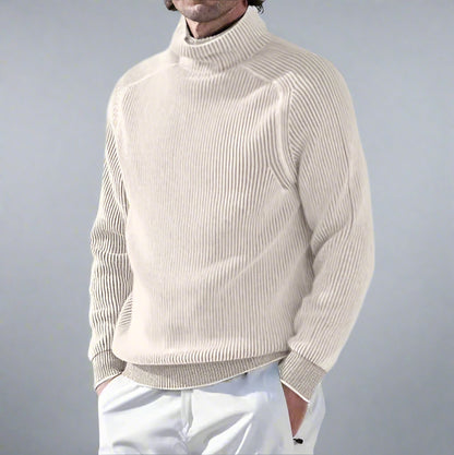 Men's Knitted Jumper | Turtleneck Winter Sweater