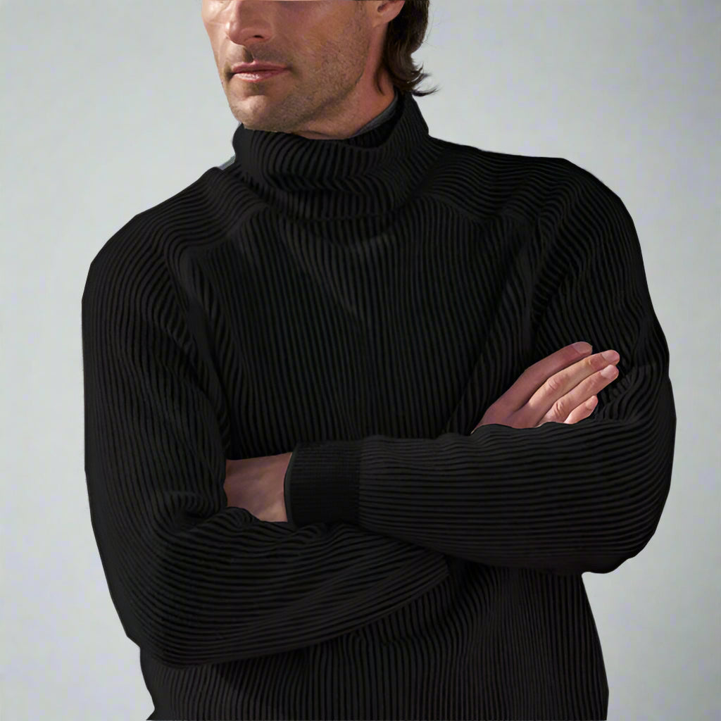 Men's Knitted Jumper | Turtleneck Winter Sweater