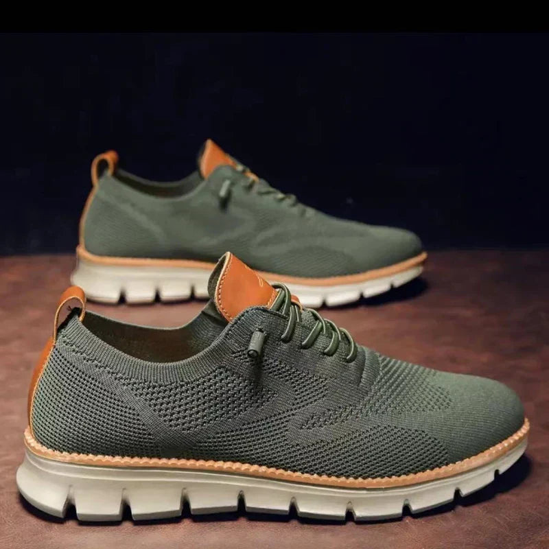 Men’s Walking Knit Sneakers | Lightweight, Work Shoes