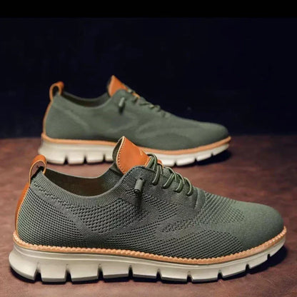 Men’s Walking Knit Sneakers | Lightweight, Work Shoes
