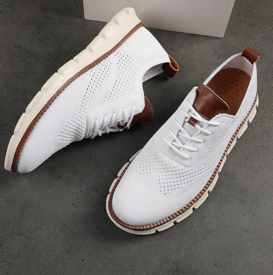 Men’s Walking Knit Sneakers | Lightweight, Work Shoes