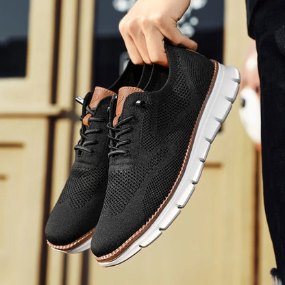 Men’s Walking Knit Sneakers | Lightweight, Work Shoes