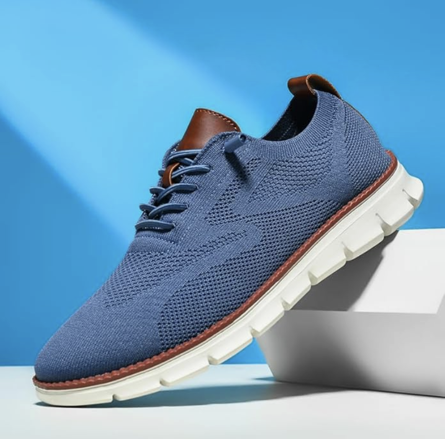 Men’s Walking Knit Sneakers | Lightweight, Work Shoes