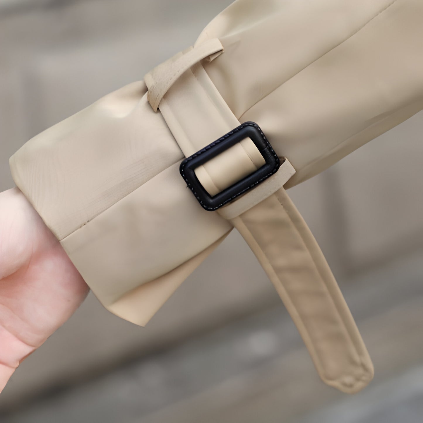 Men’s Long Trench Coat | Double-Breasted Belted Overcoat