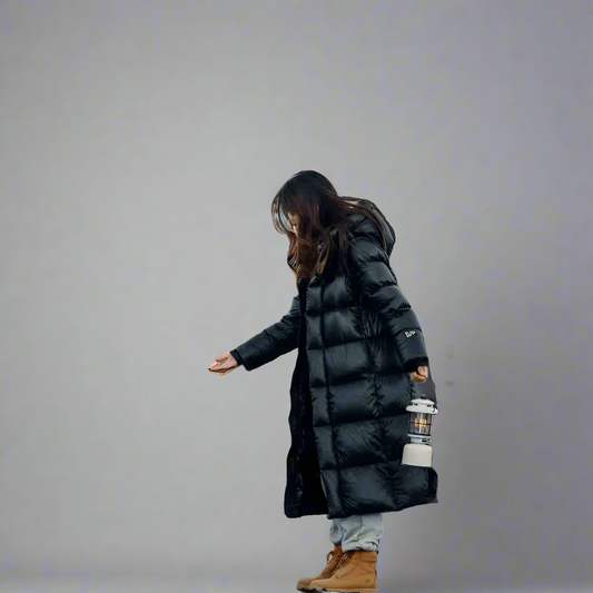 Women's Long Puffer Coat | Winter Waterproof Parka