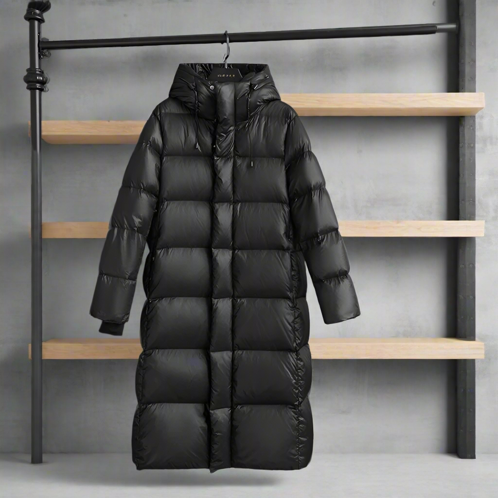 Women's Long Puffer Coat | Winter Waterproof Parka