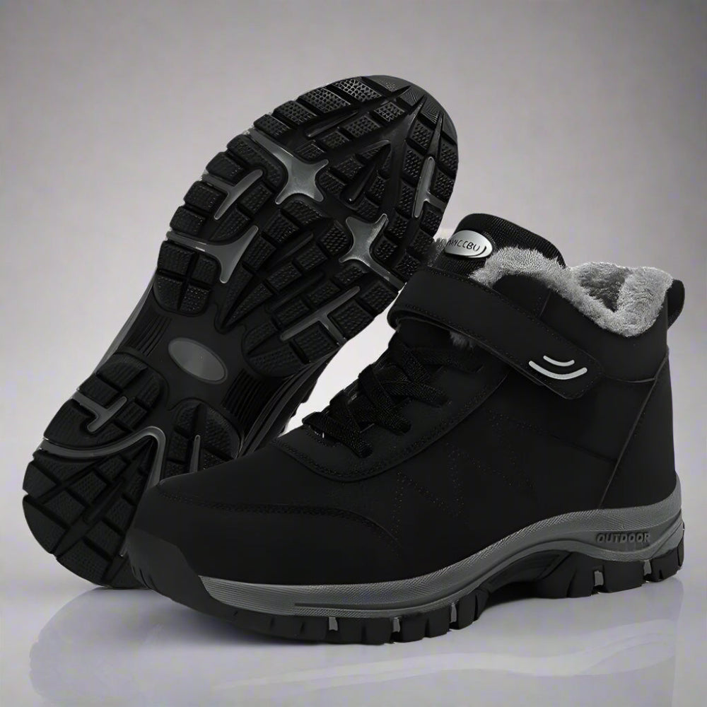 Men’s Waterproof Winter Snow Boots | Warm Fur Lined Non Slip