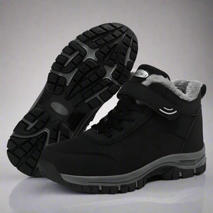 Men’s Waterproof Winter Snow Boots | Warm Fur Lined Non Slip