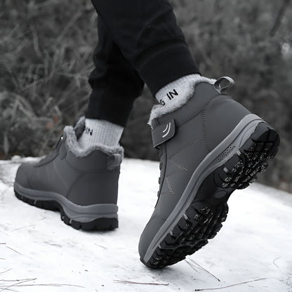Men’s Waterproof Winter Snow Boots | Warm Fur Lined Non Slip