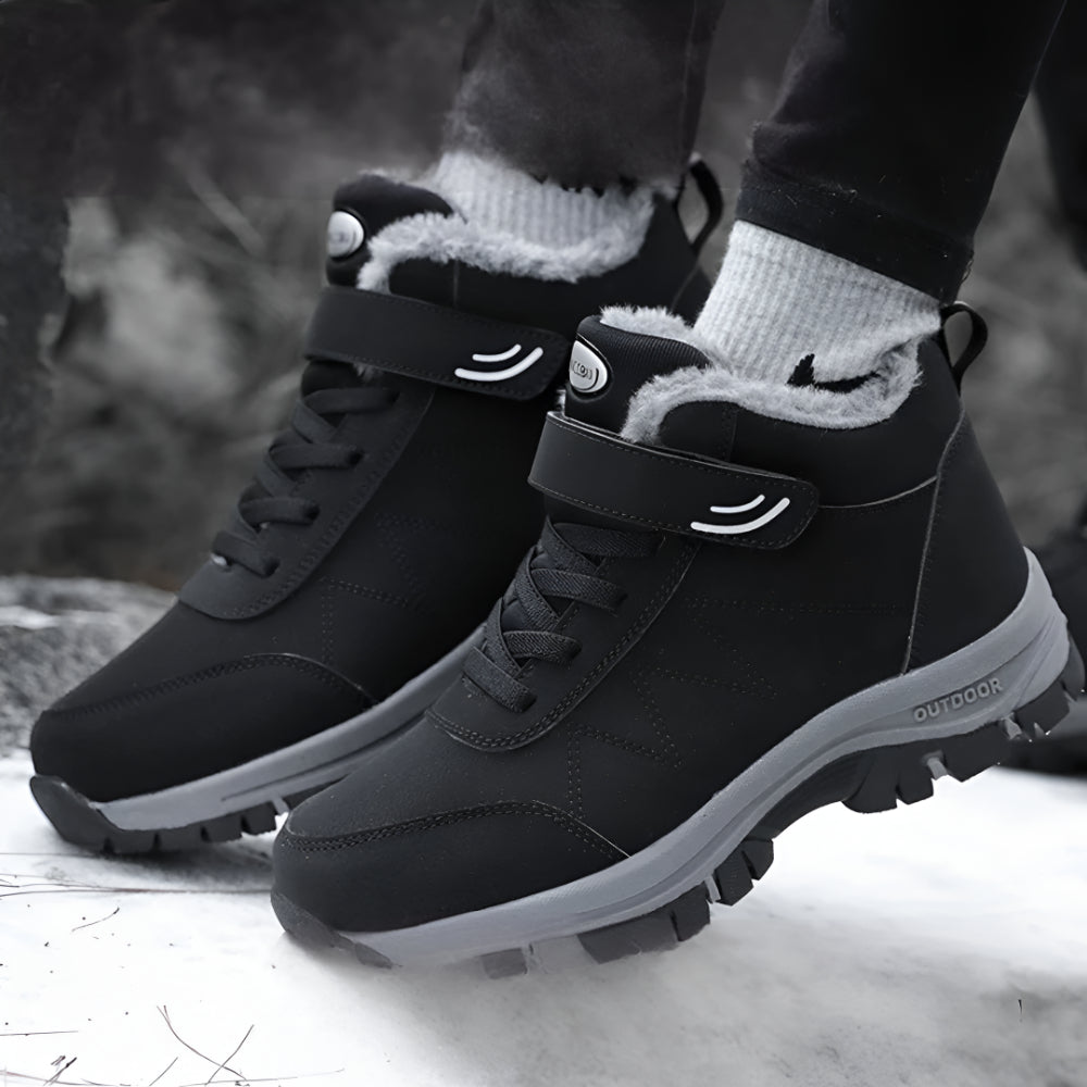 Men’s Waterproof Winter Snow Boots | Warm Fur Lined Non Slip