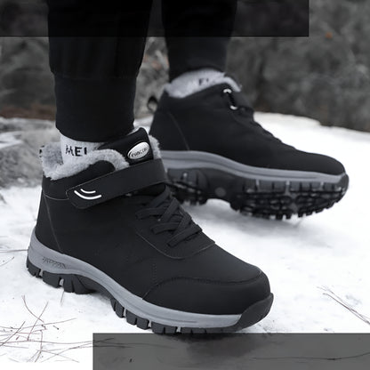 Men’s Waterproof Winter Snow Boots | Warm Fur Lined Non Slip