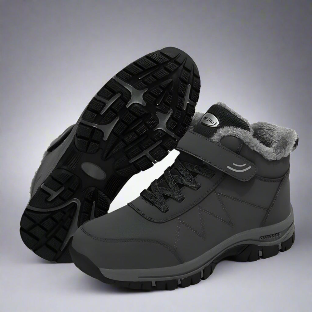 Men’s Waterproof Winter Snow Boots | Warm Fur Lined Non Slip