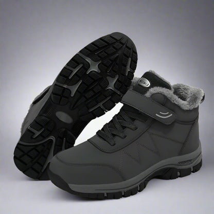 Men’s Waterproof Winter Snow Boots | Warm Fur Lined Non Slip